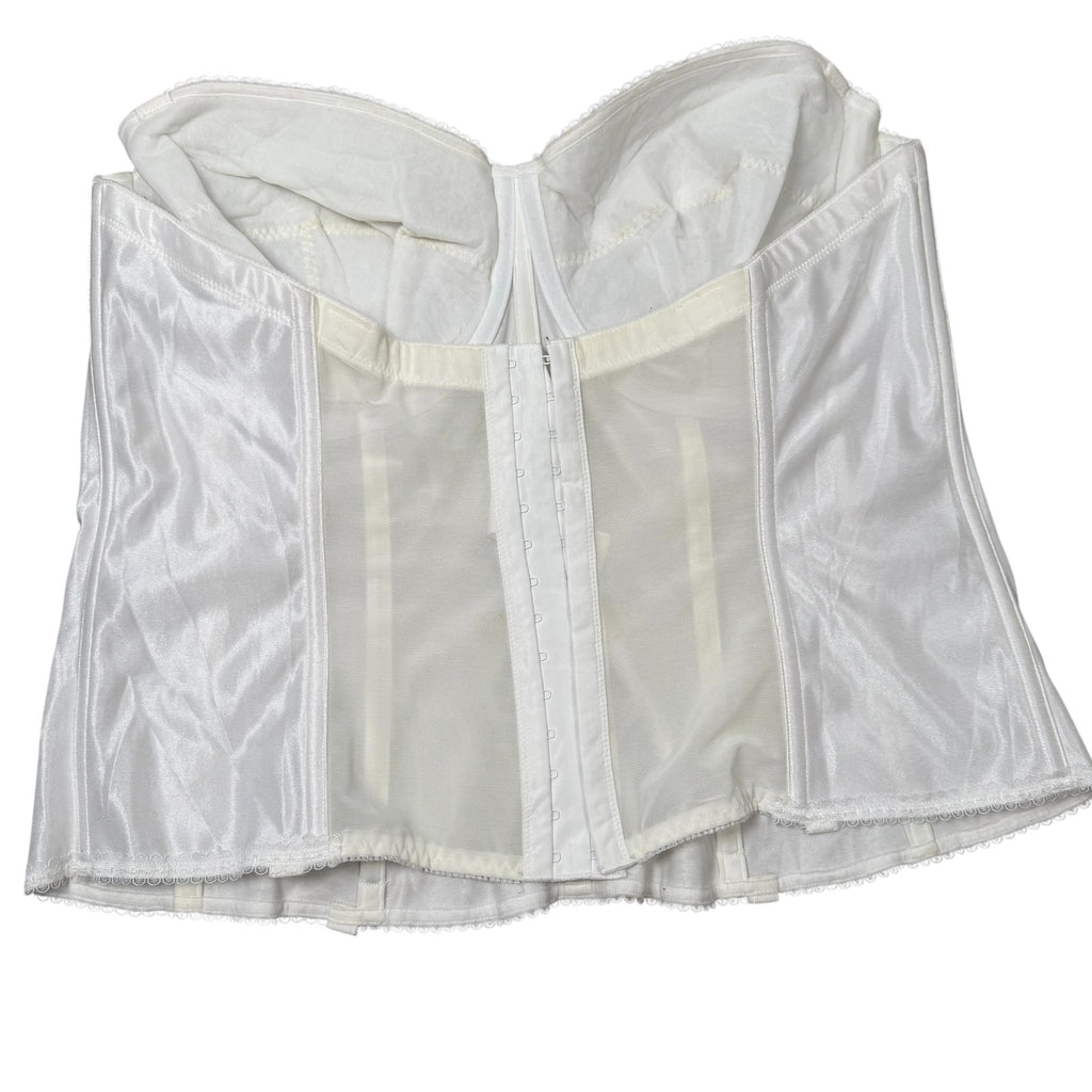 Dominique Longline Bustier Bra Bridal White Strapless Womens 44DD
