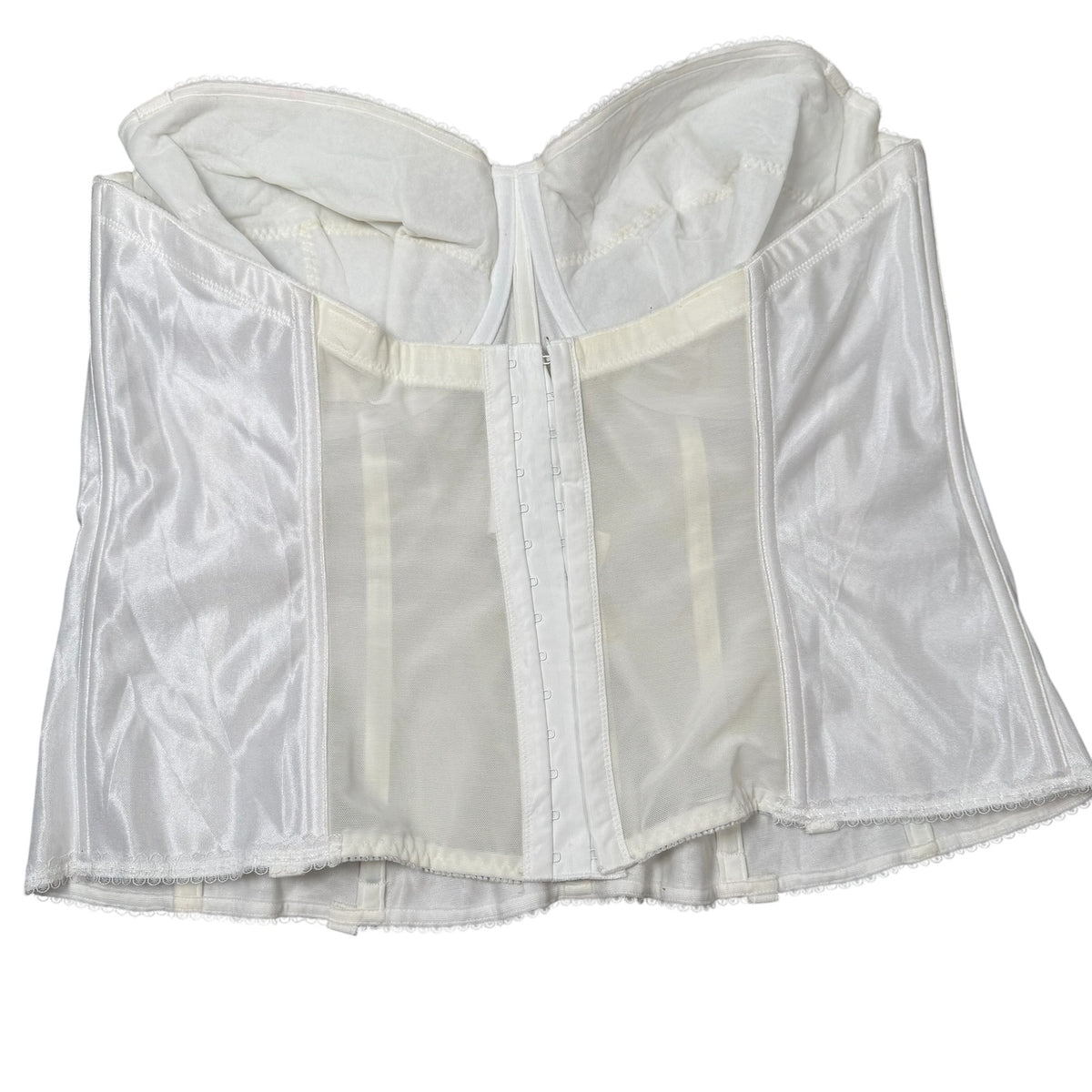 Dominique Longline Bustier Bra Bridal White Strapless Womens 44DD