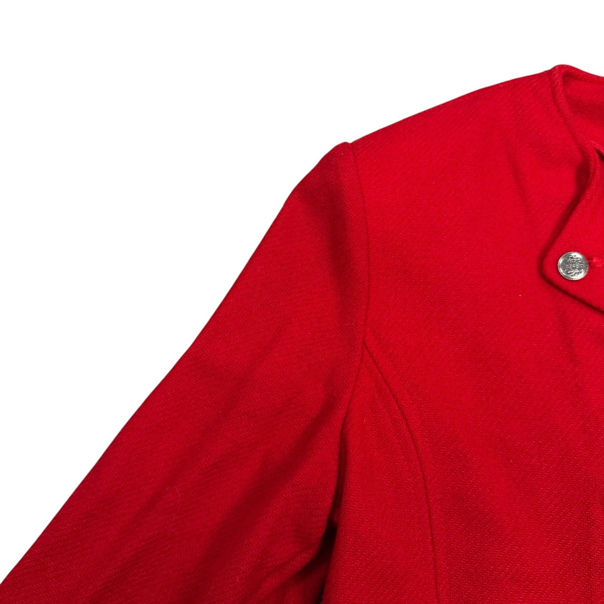 Pendleton Cardigan Red Vintage Wool Womens Size 12 Cropped Jacket Made In USA