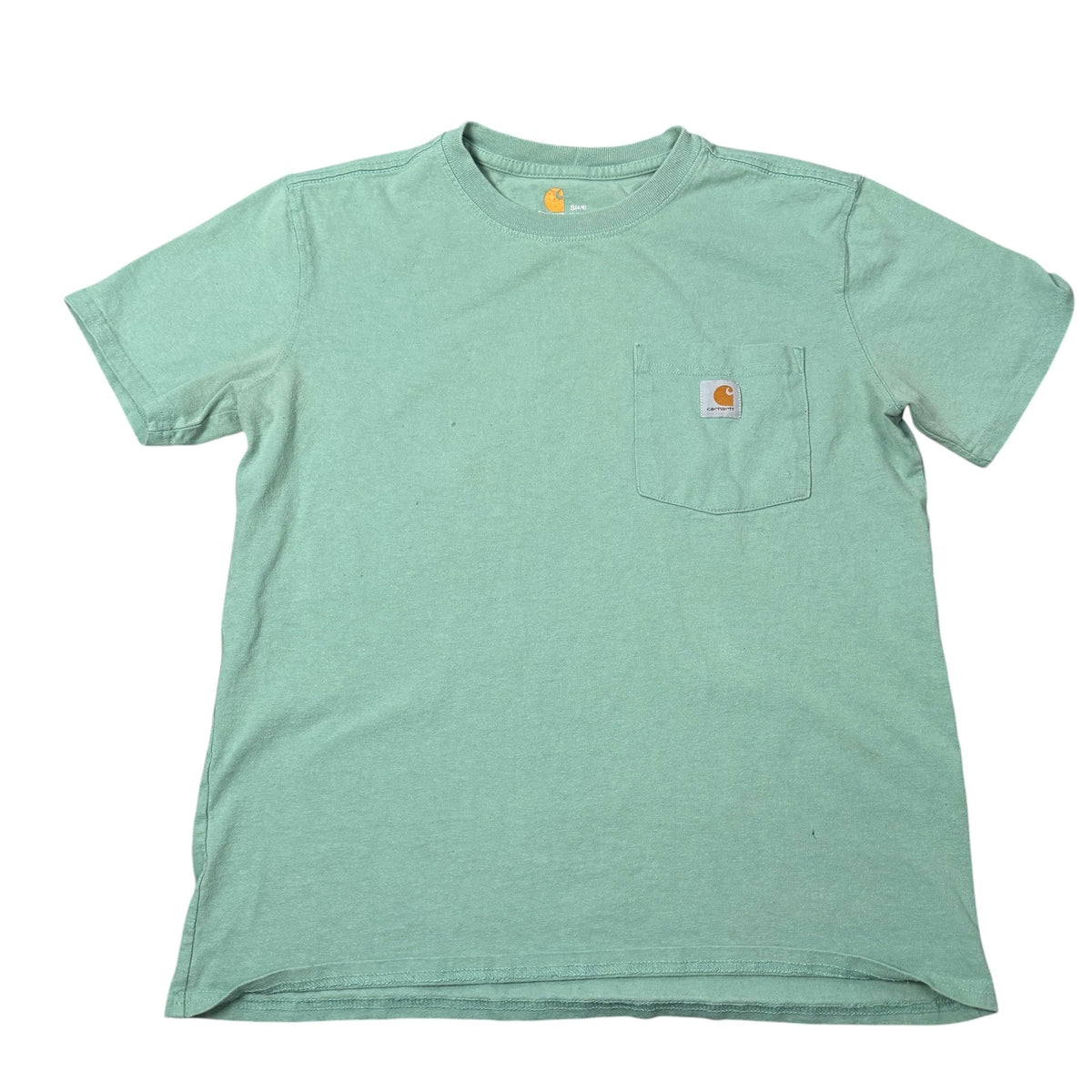 Carhartt T Shirt Pocket Tee Green Mint Workwear Womens Small