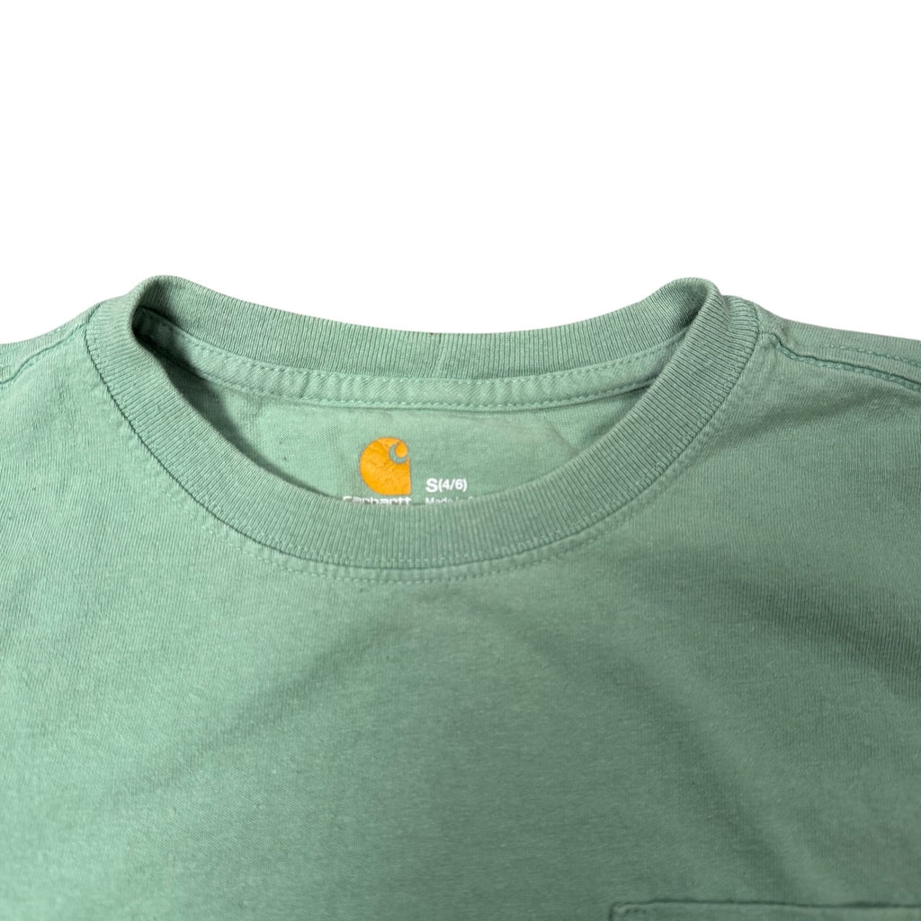 Carhartt T Shirt Pocket Tee Green Mint Workwear Womens Small