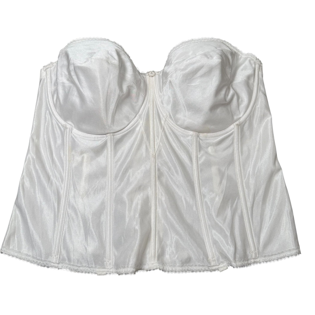 Dominique Longline Bustier Bra Bridal White Strapless Womens 44DD