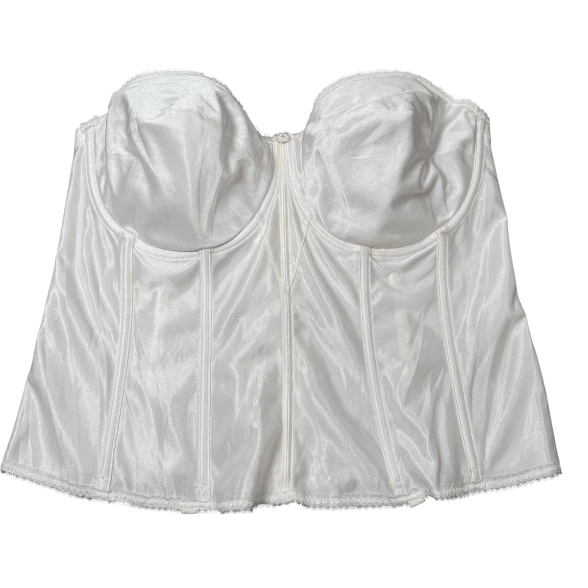 Dominique Longline Bustier Bra Bridal White Strapless Womens 44DD
