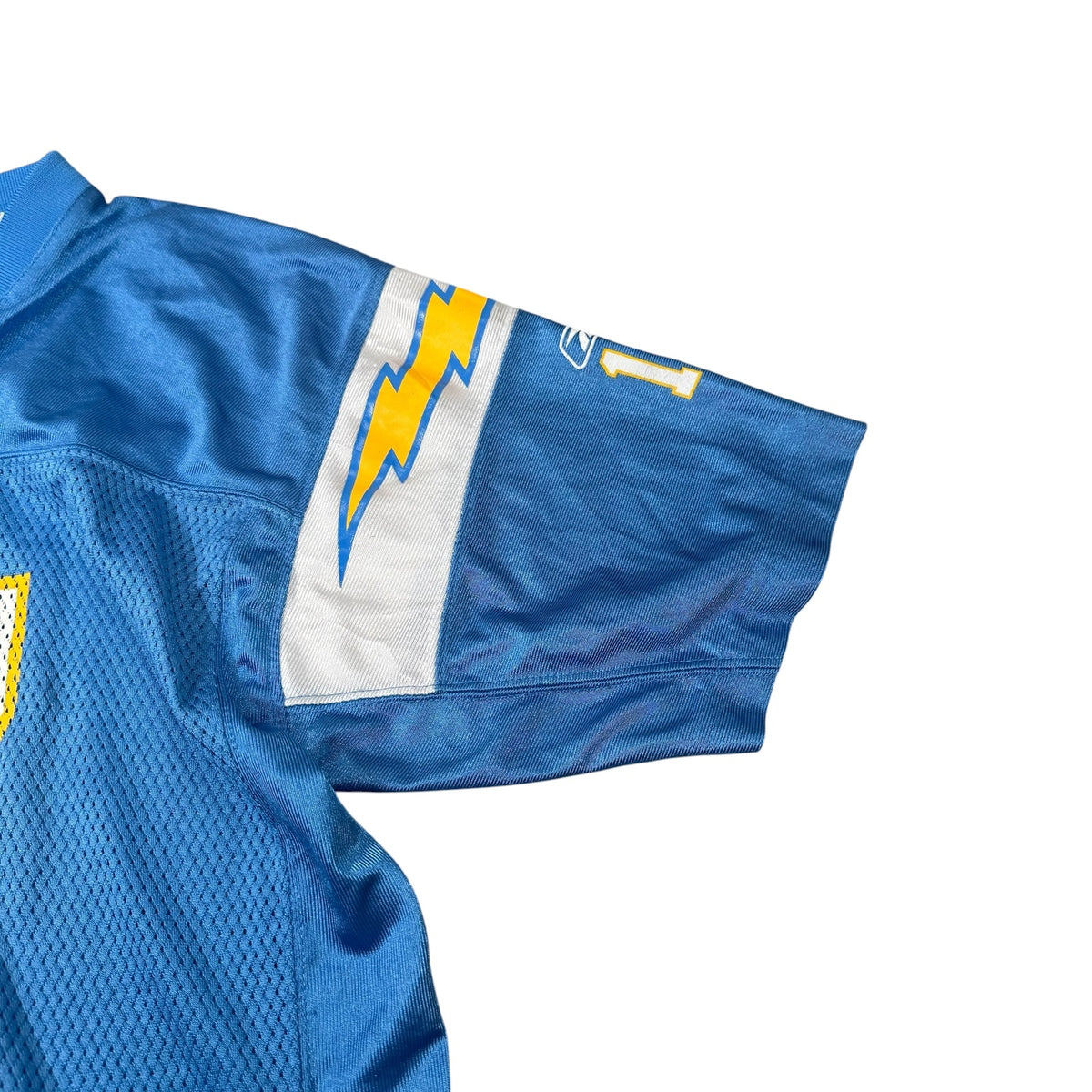 Reebok NFL Jersey Philip Rivers 17 Chargers Blue Vintage Womens XL