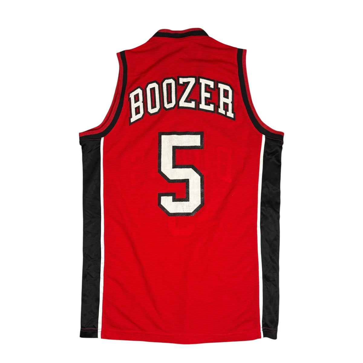 Chicago Bulls Jersey Boozer 5 NBA Adidas Red Vintage Womens 16