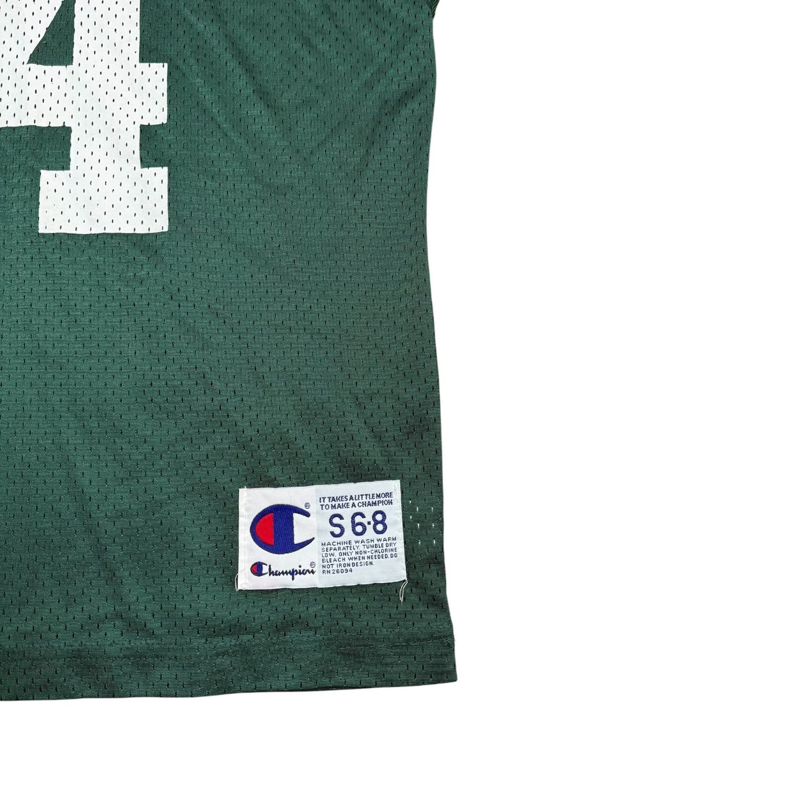 Champion Vintage Y2K NFL Jersey FAVRE #4 Green Yellow Small