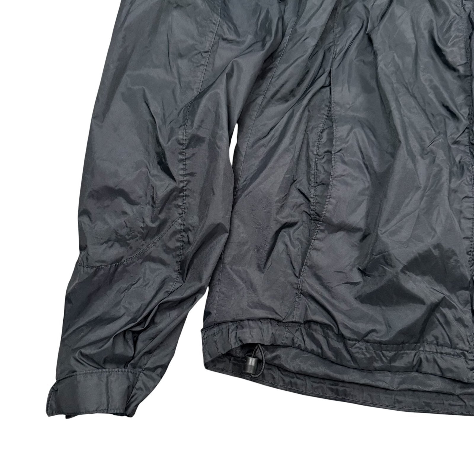 Columbia Omni-Tech Y2K Waterproof Hooded Rain Jacket Black Small