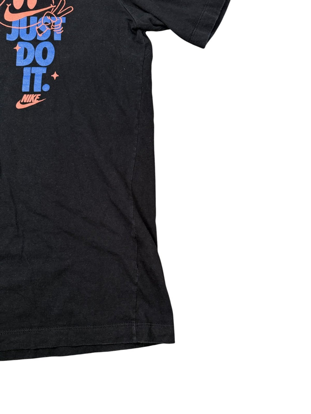 Nike Just Do It T-Shirts Graphic Peace Bucket Hat Black Tee Small