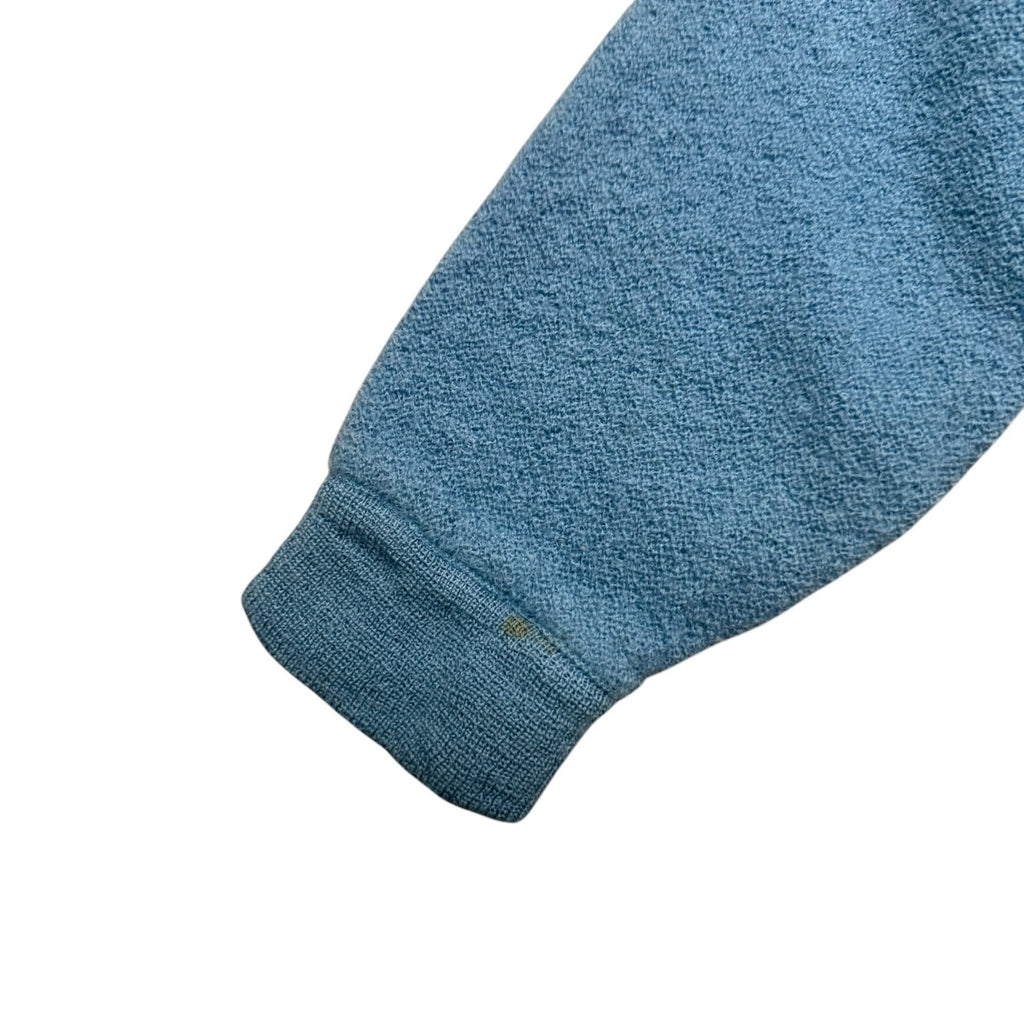 Lacoste Ch Vintage 90s V-Neck Jumper Sweater Wool Blue Small
