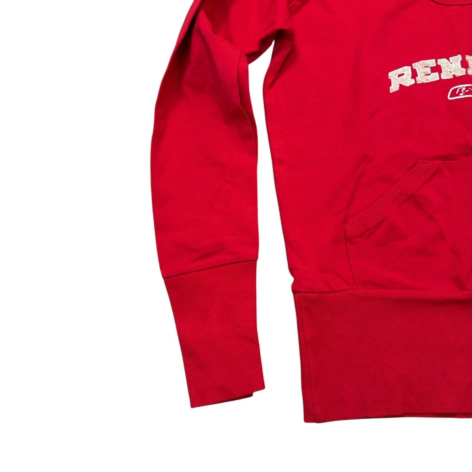 Rennox Y2K Pullover Hoodie & Sweatshirts Cotton Stretch Red Size 16