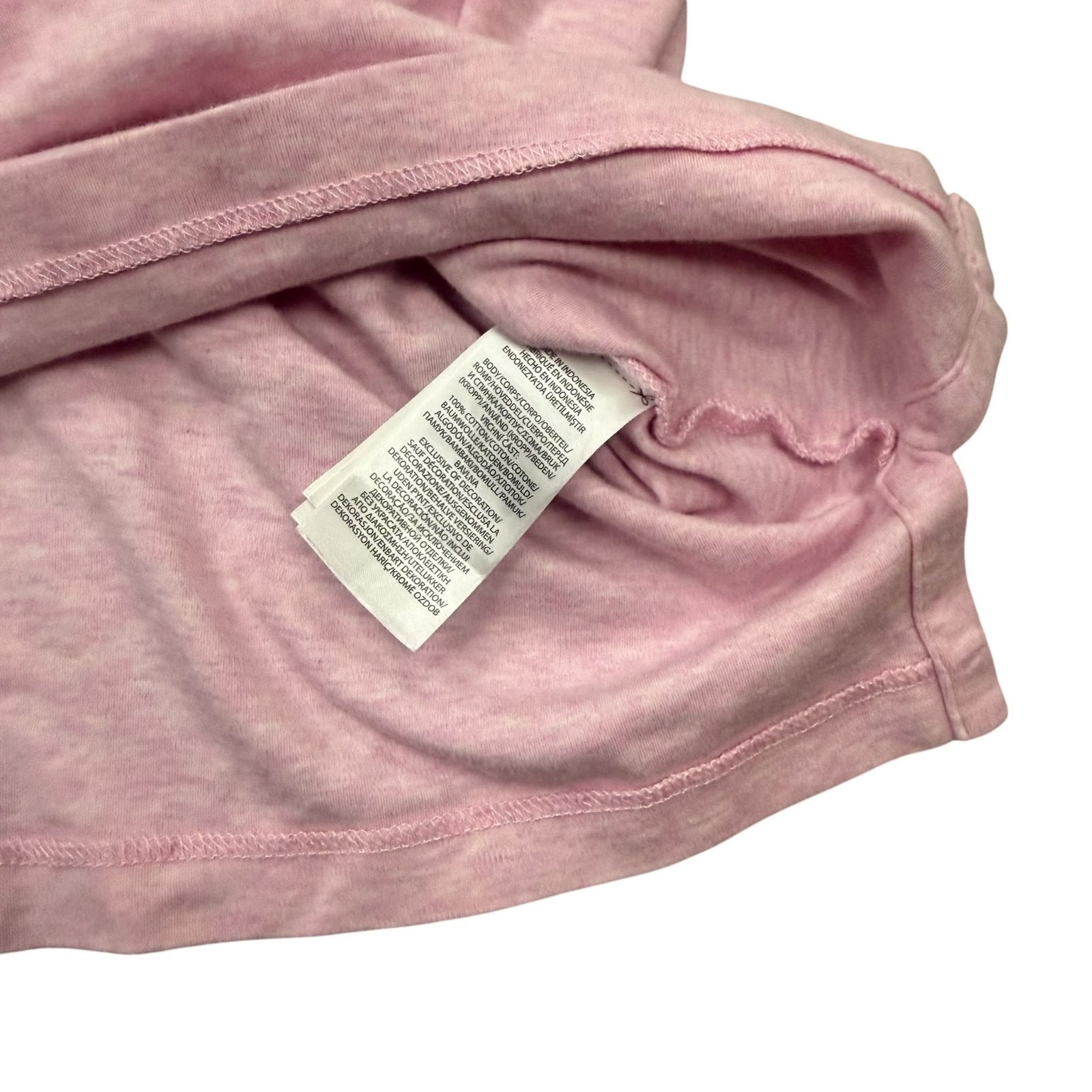 Polo Ralph Lauren Polo Shirt Custom Slim Fit Cotton Pink Large