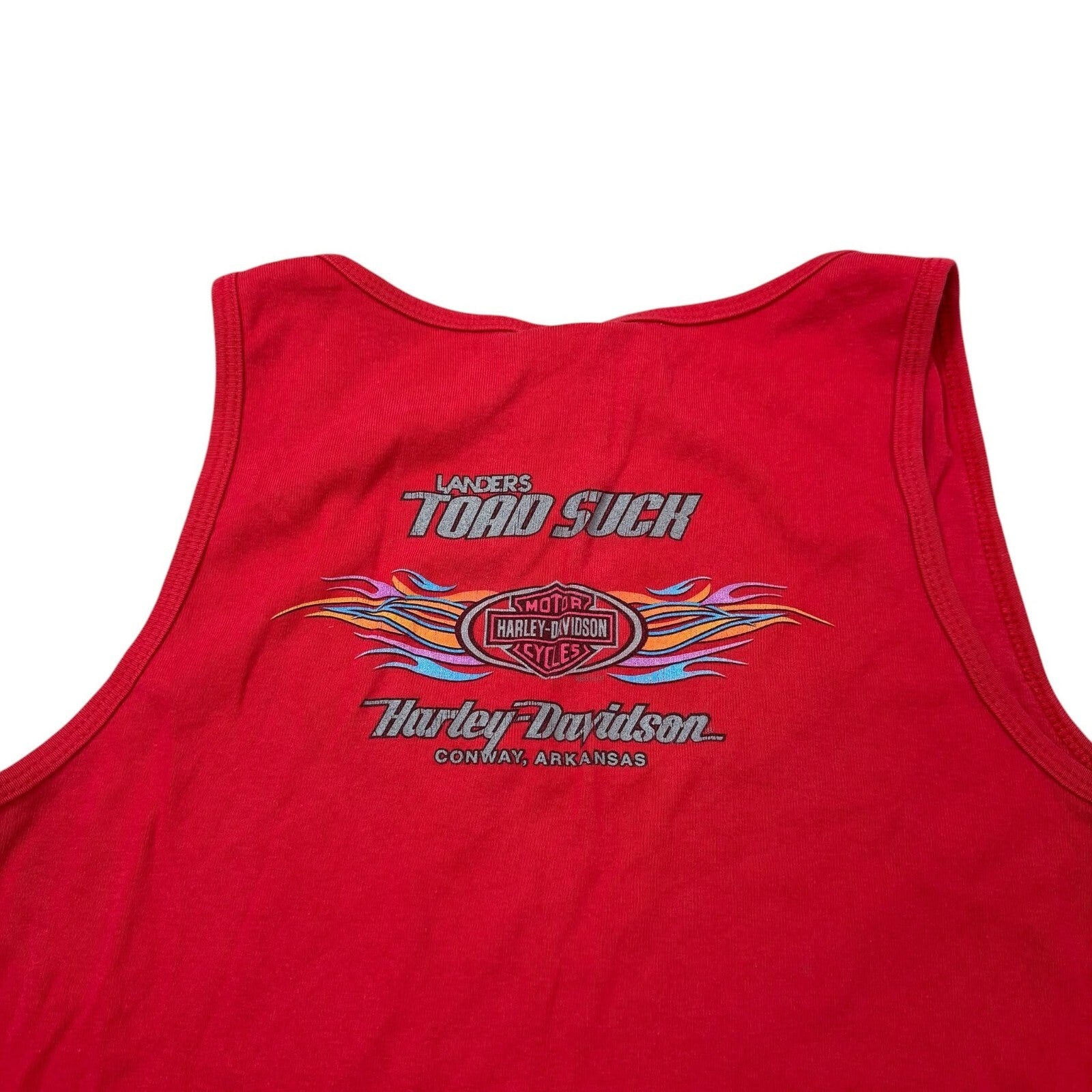 Harley-Davidson Vintage Y2K Tank Top Biker Graphic Medium