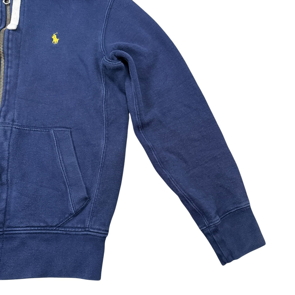 Polo Ralph Lauren Hoodie Full Zip Up Navy Blue Medium
