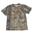 Realtree Vintage Y2K T-Shirt Camouflage Top Brown and Green Small