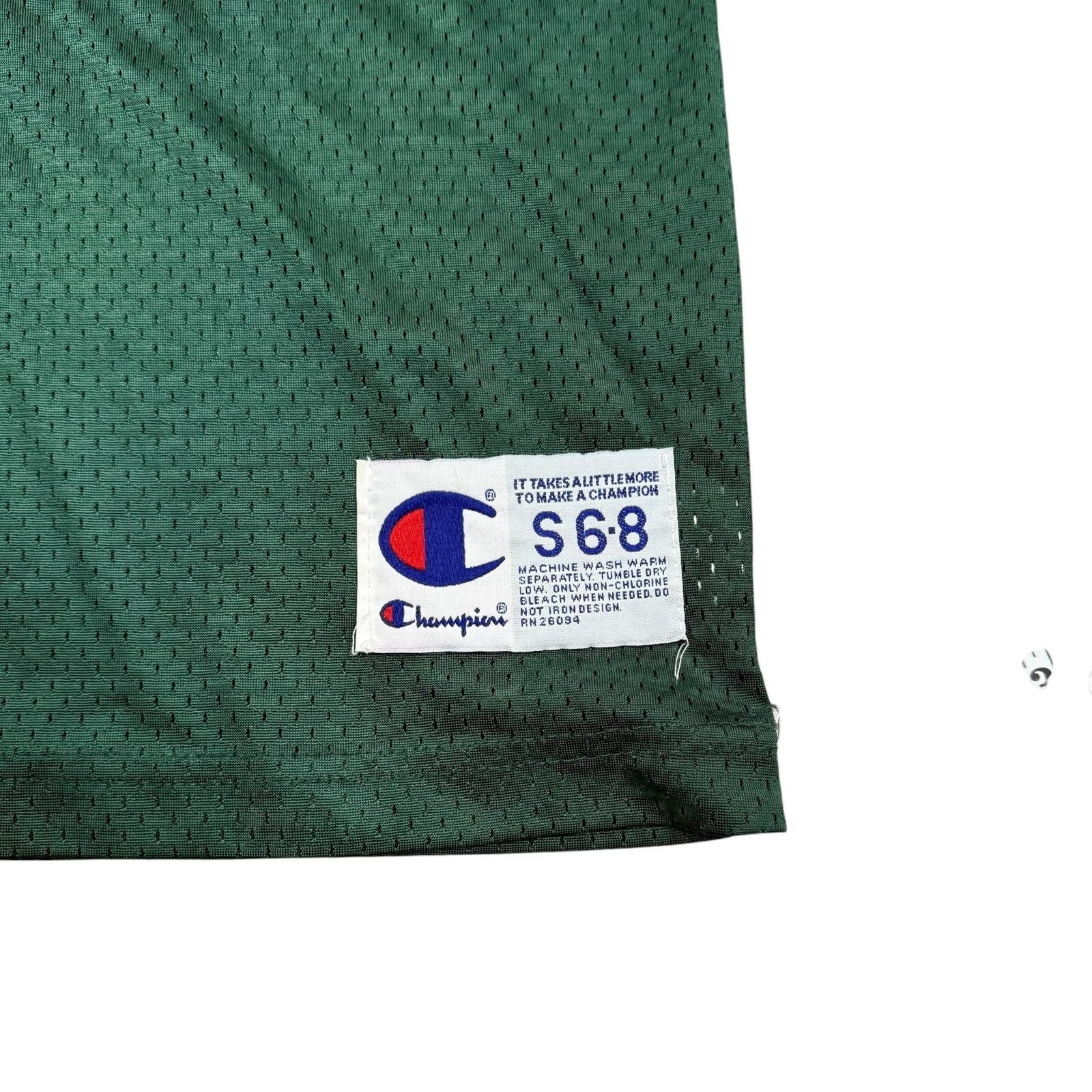 Champion Vintage Y2K NFL Jersey FAVRE #4 Green Yellow Small
