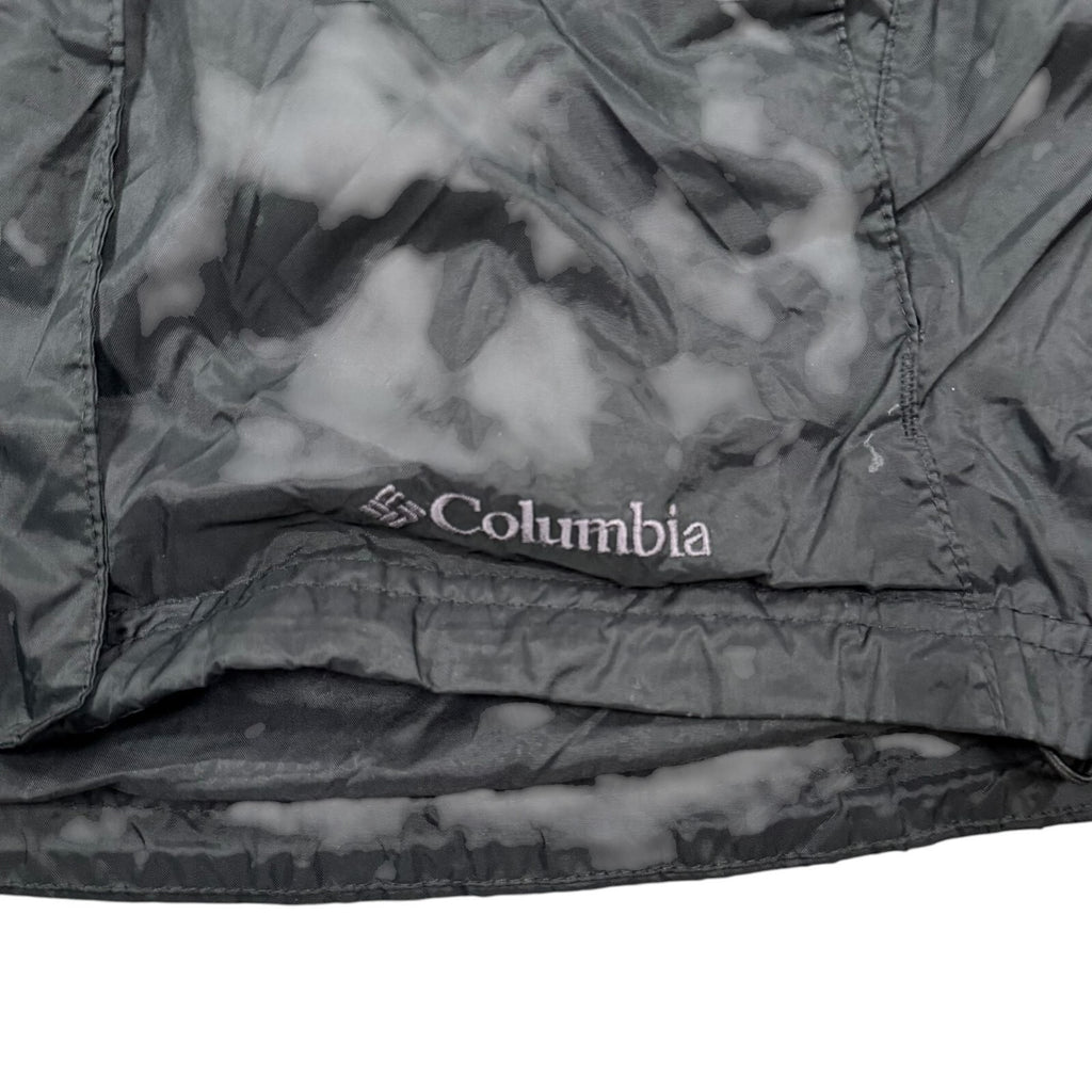 Columbia Omni-Tech Y2K Waterproof Hooded Rain Jacket Black Small