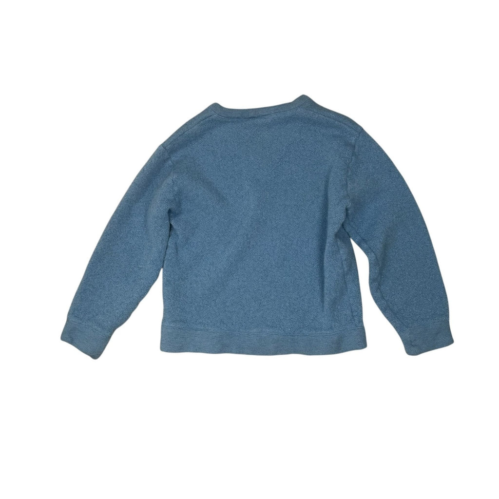 Lacoste Ch Vintage 90s V-Neck Jumper Sweater Wool Blue Small