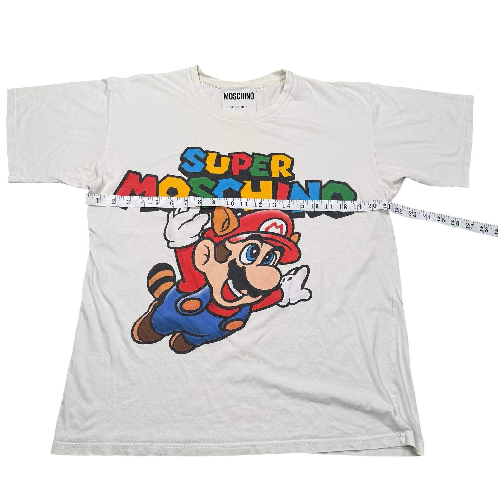 Moschino Couture Milano Super Moschino T-Shirt Graphic White Large