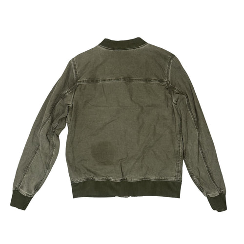 Carhartt Bomber Jacket Full Zip Up Utility Olive Green Medium 8-10
