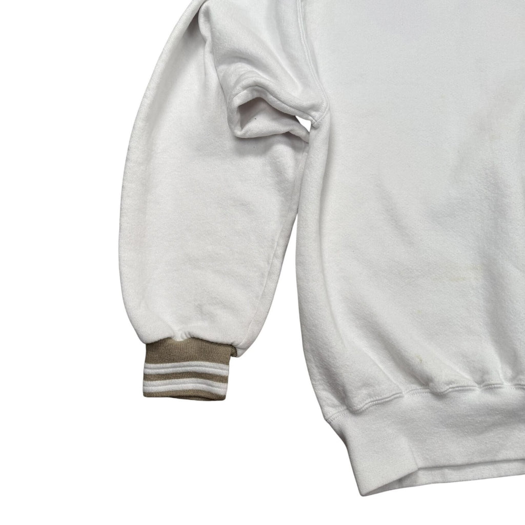 Guess Vintage Y2K White Crew Neck Jumper Sweatshirt White Large