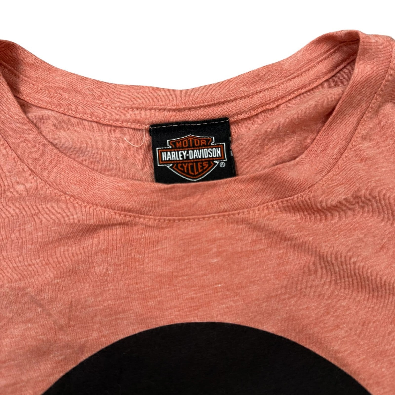 Harley-Davidson Crop Tank Top Skull Graphic Pink Sleeveless 8/10