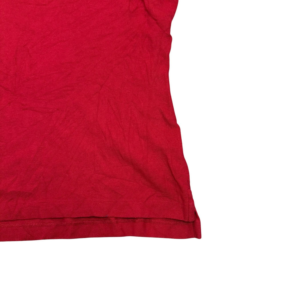 Ralph Lauren Y2K Polo Shirt Short Sleeve Red Cotton XL