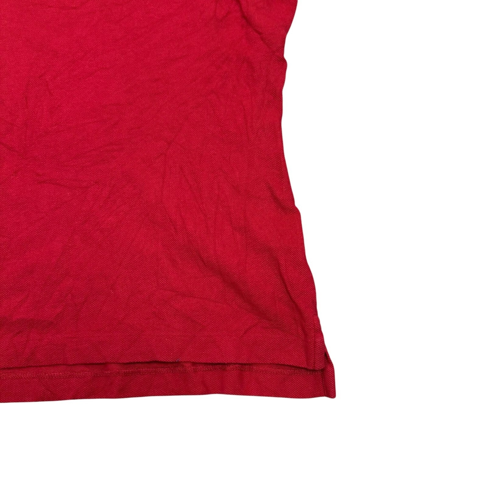 Ralph Lauren Y2K Polo Shirt Short Sleeve Red Cotton XL