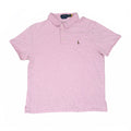 Polo Ralph Lauren Polo Shirt Custom Slim Fit Cotton Pink Large