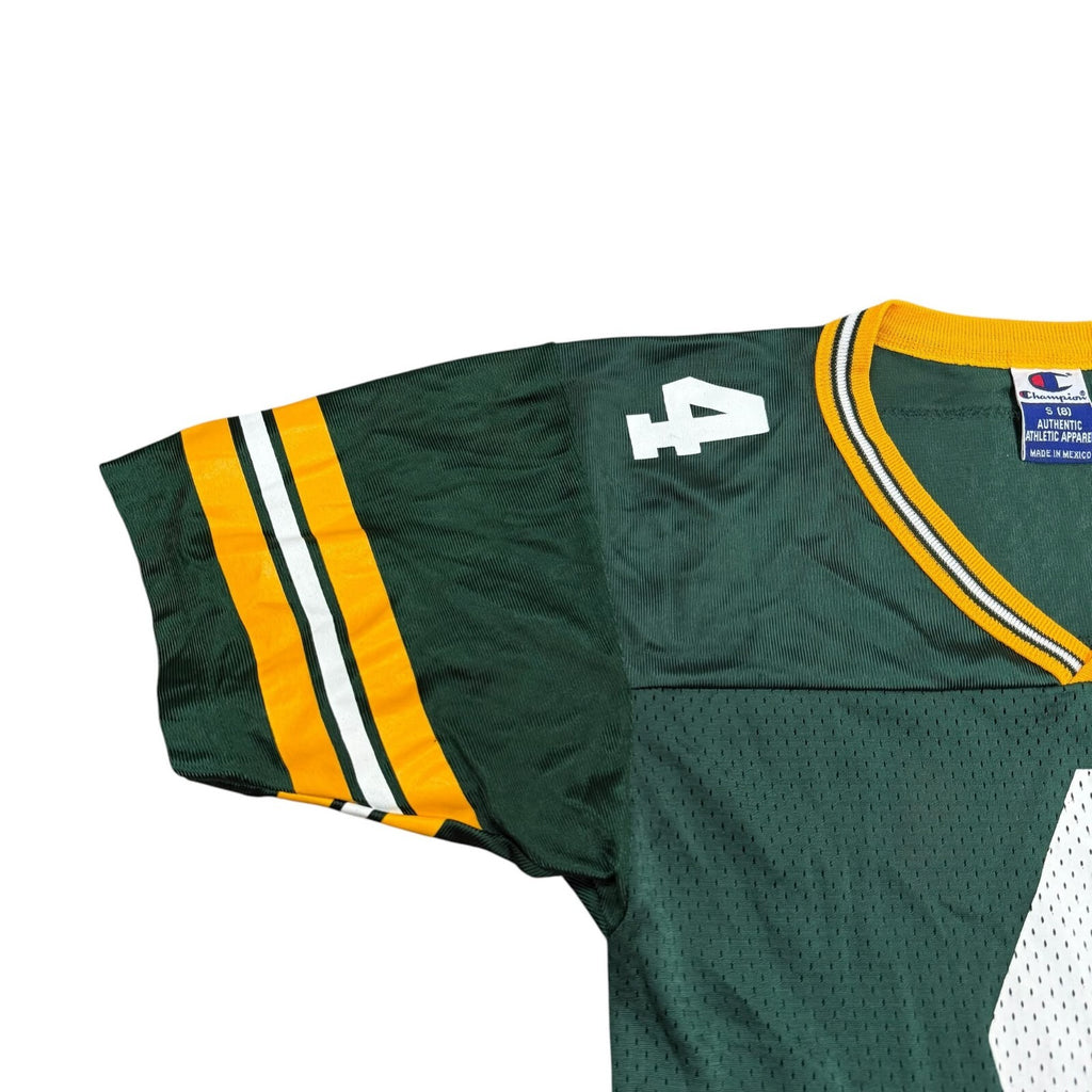 Champion Vintage Y2K NFL Jersey FAVRE #4 Green Yellow Small