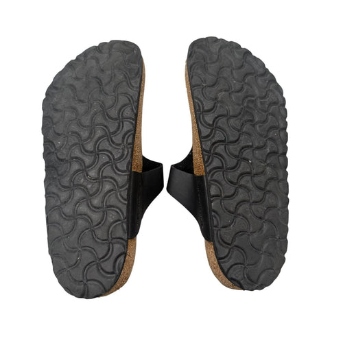 Birkenstock Gizeh Sandals Birko-Flor Black Thong Sandal Size 3.5
