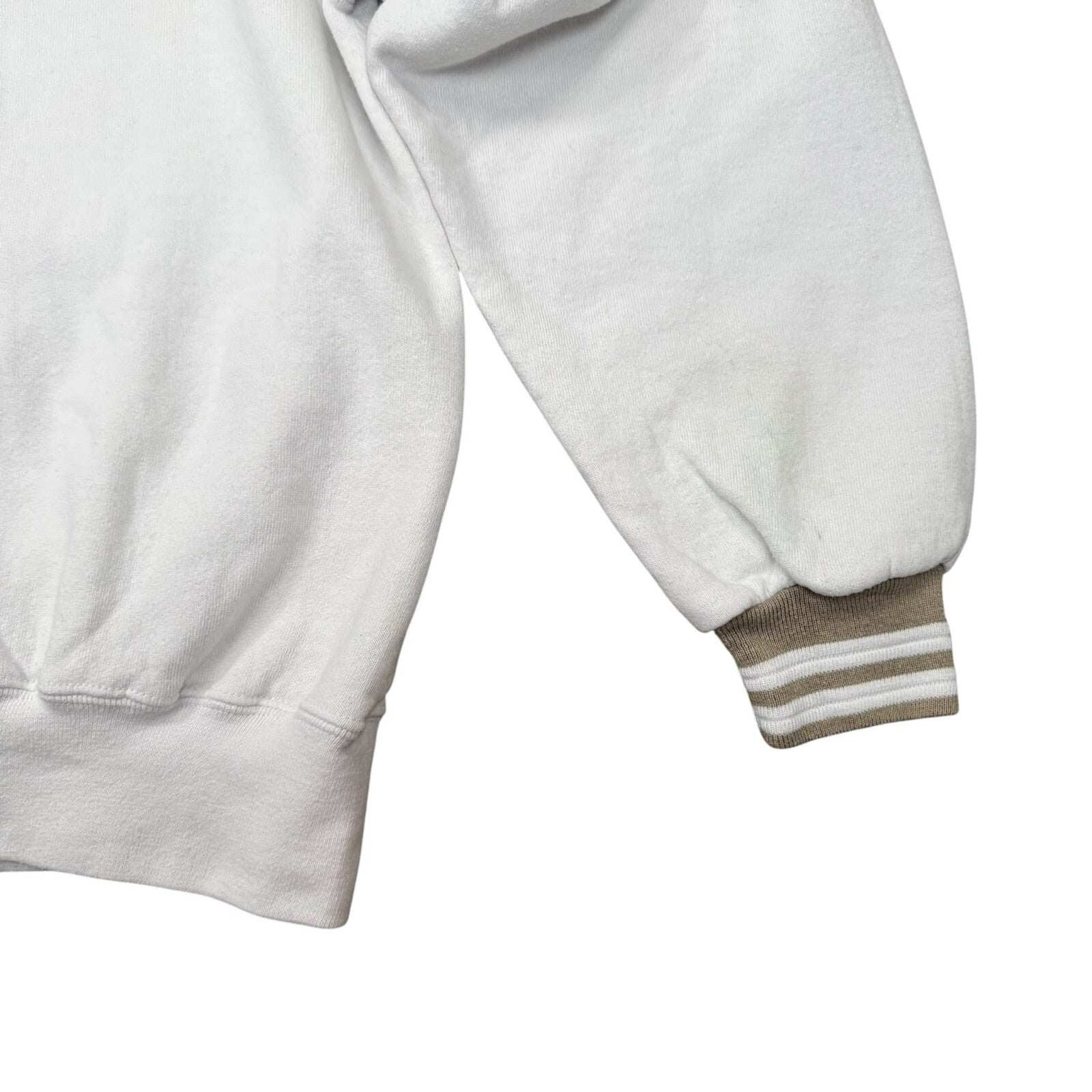 Guess Vintage Y2K White Crew Neck Jumper Sweatshirt White Large