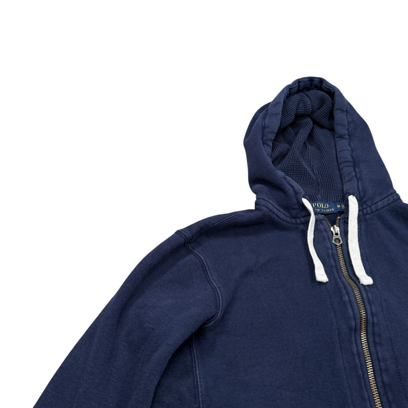 Polo Ralph Lauren Hoodie Full Zip Up Navy Blue Medium