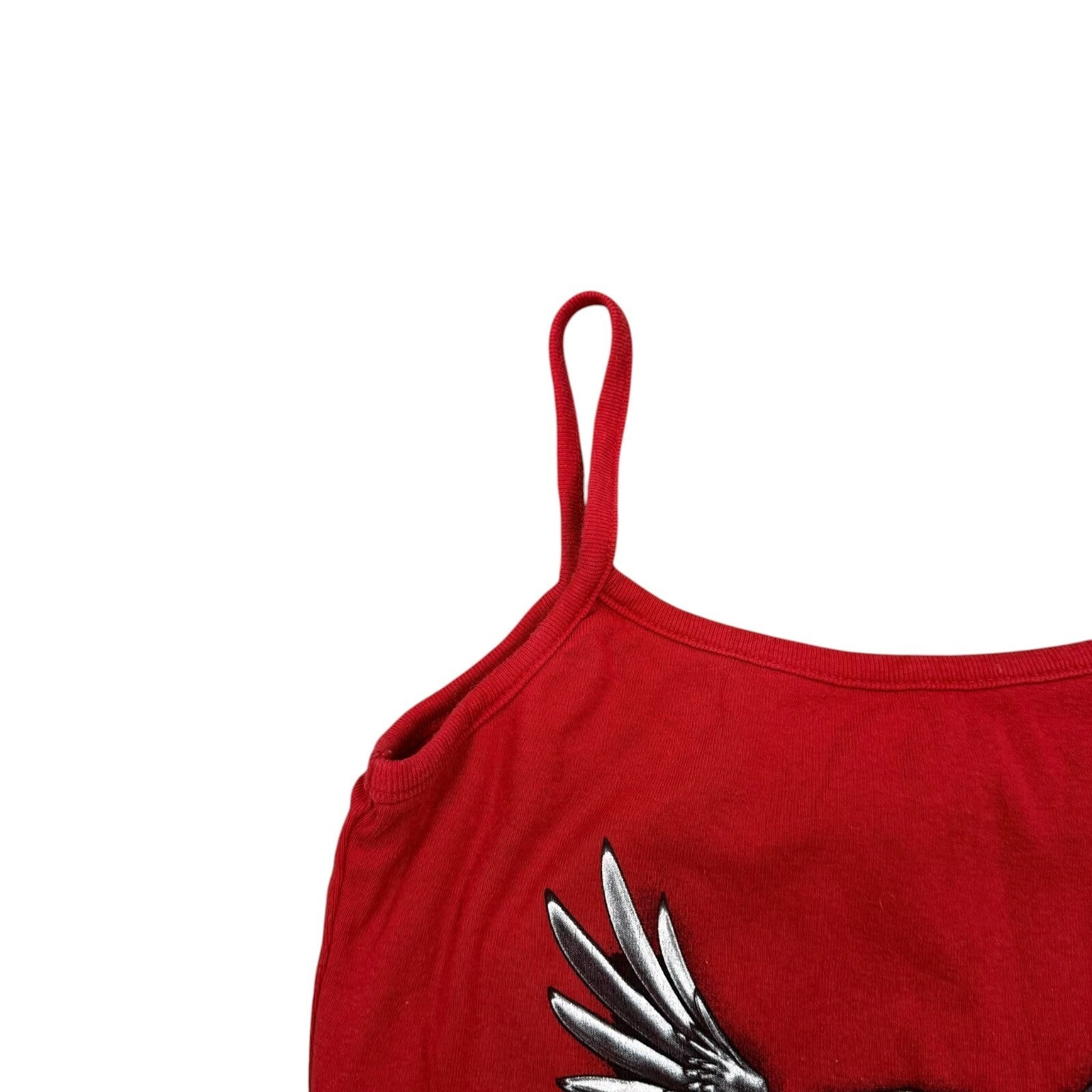 Harley Davidson Y2K Kegel Rockford Cami Tank Top Red Biker Graphic XS