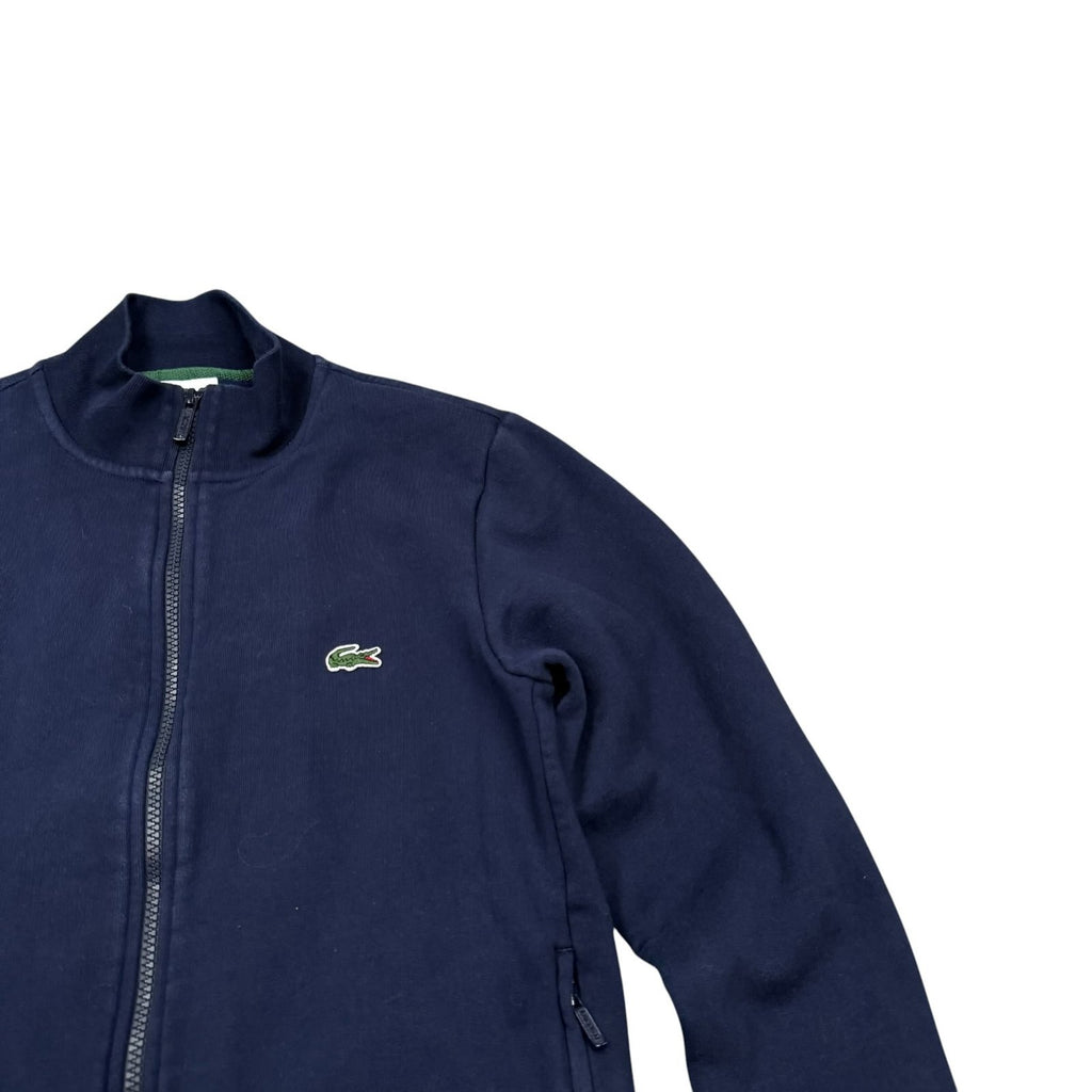 Lacoste Jumper Cardigan Zip Up Regular Fit Navy Blue XS