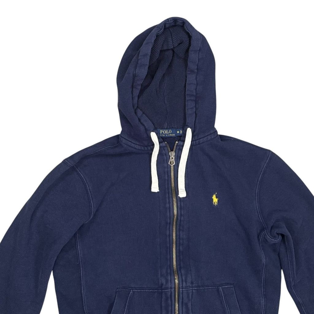 Polo Ralph Lauren Hoodie Full Zip Up Navy Blue Medium