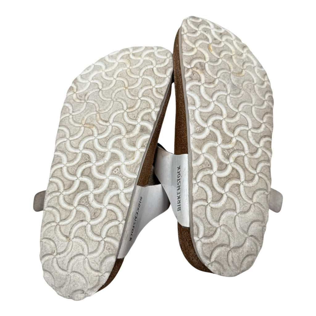 Birkenstock Gizeh Thong Sandals Birko-Flor White Size UK 4 EU 37