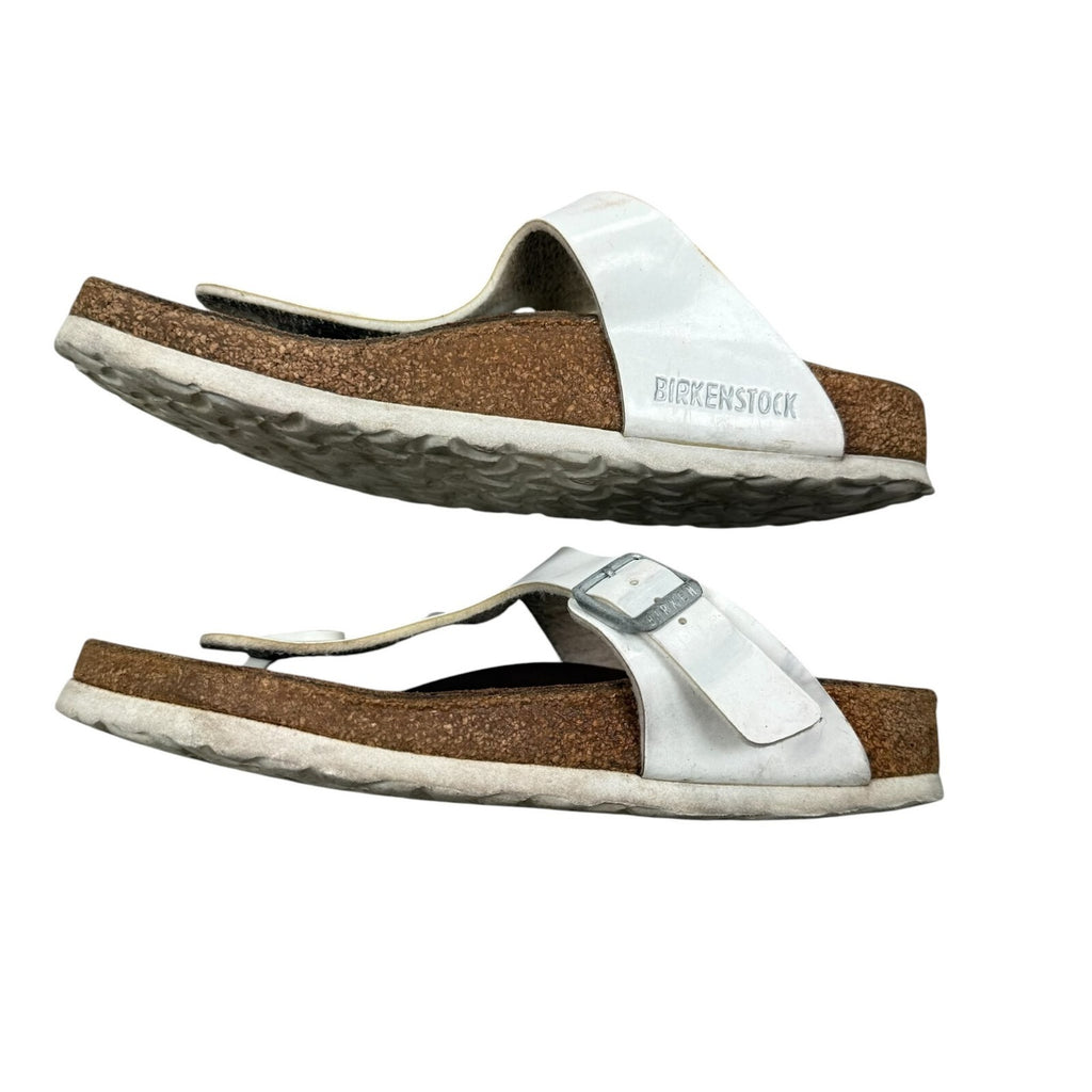 Birkenstock Gizeh Thong Sandals Birko-Flor White Size UK 4 EU 37