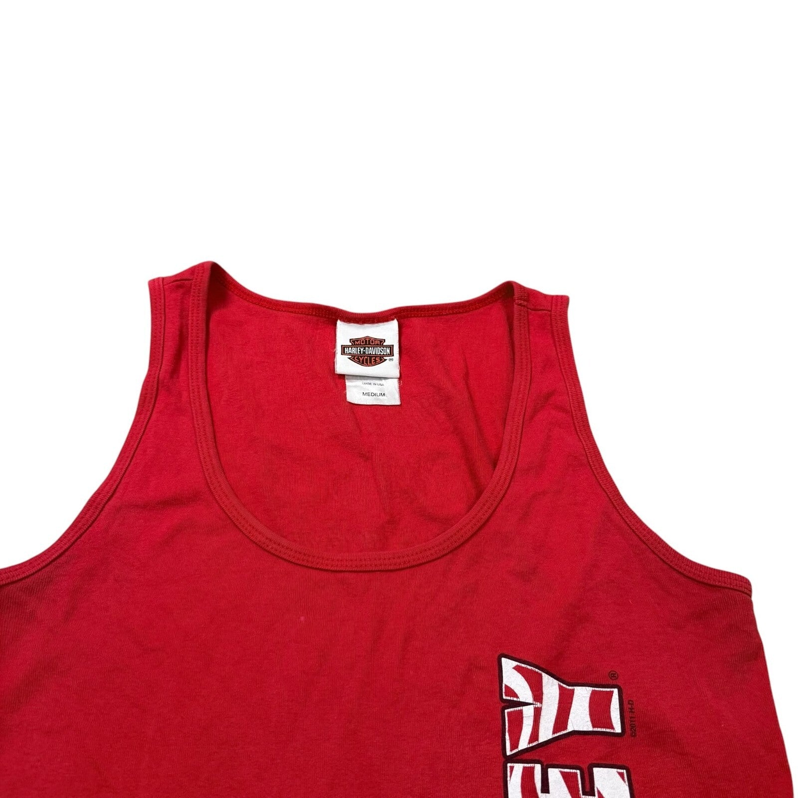Harley-Davidson Vintage Y2K Tank Top Biker Graphic Medium