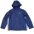 adidas Y2K Hooded Windbreaker Jacket Full Zip Up Navy Blue Large