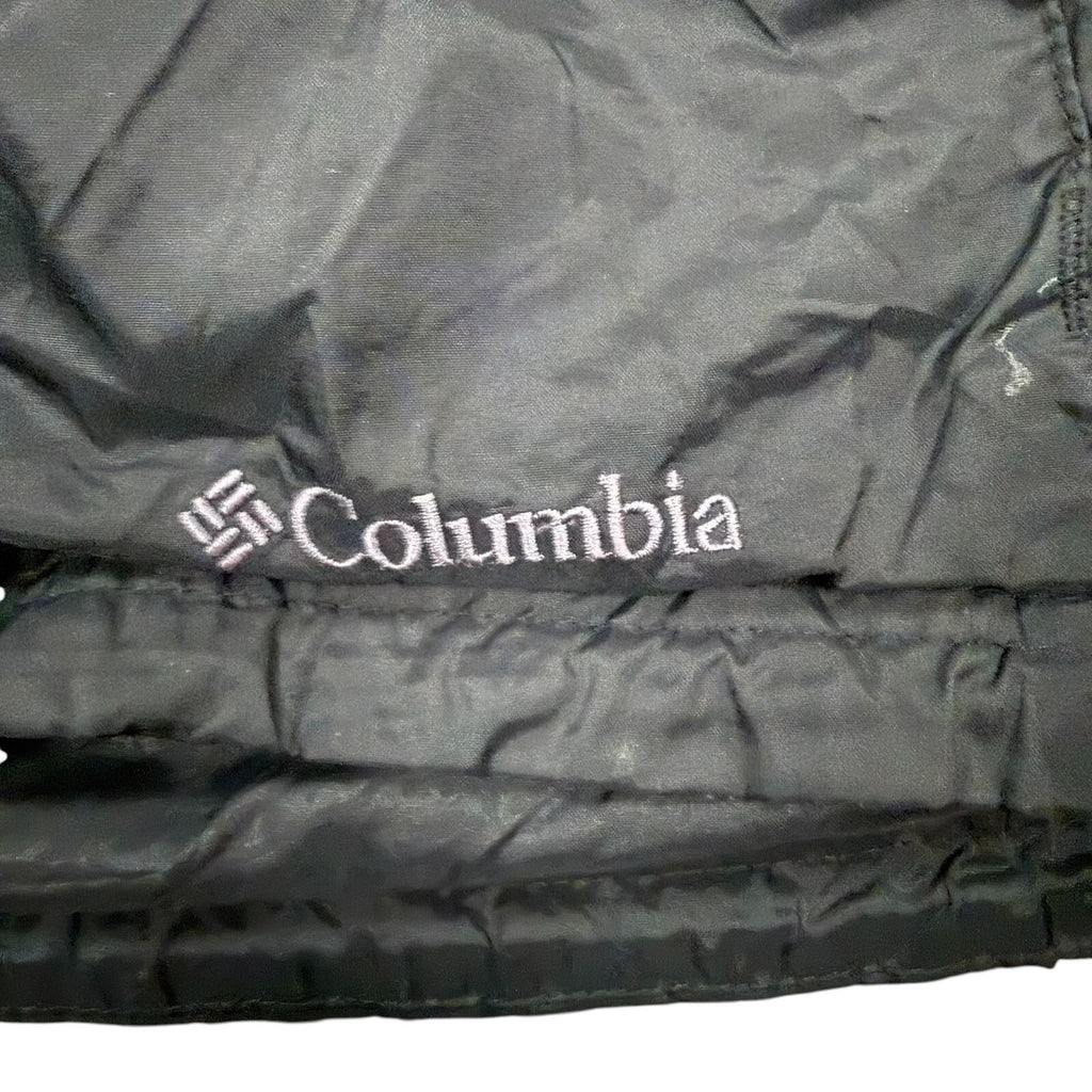 Columbia Omni-Tech Y2K Waterproof Hooded Rain Jacket Black Small