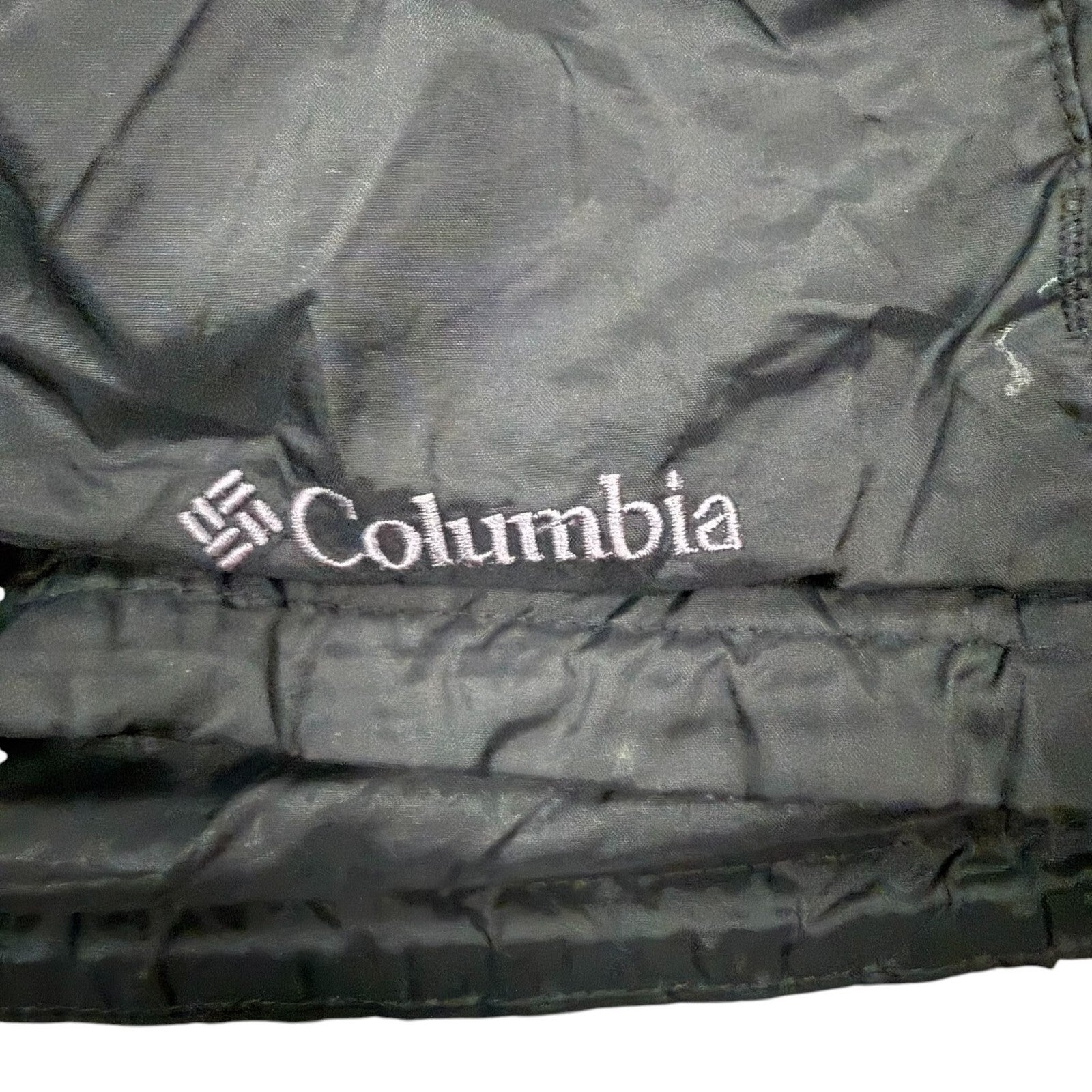 Columbia Omni-Tech Y2K Waterproof Hooded Rain Jacket Black Small