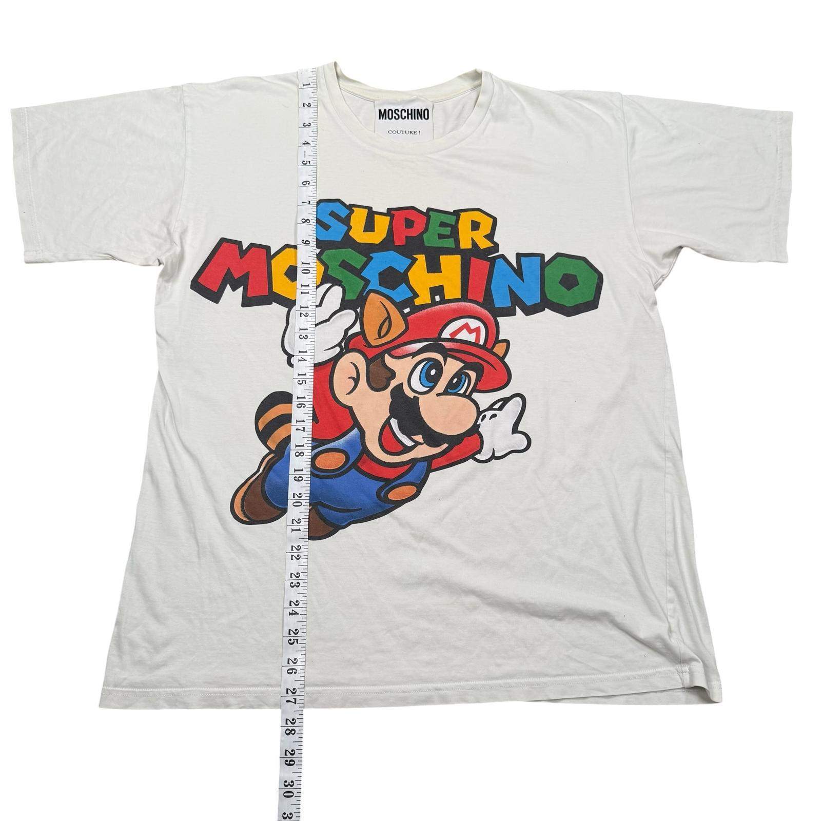 Moschino Couture Milano Super Moschino T-Shirt Graphic White Large