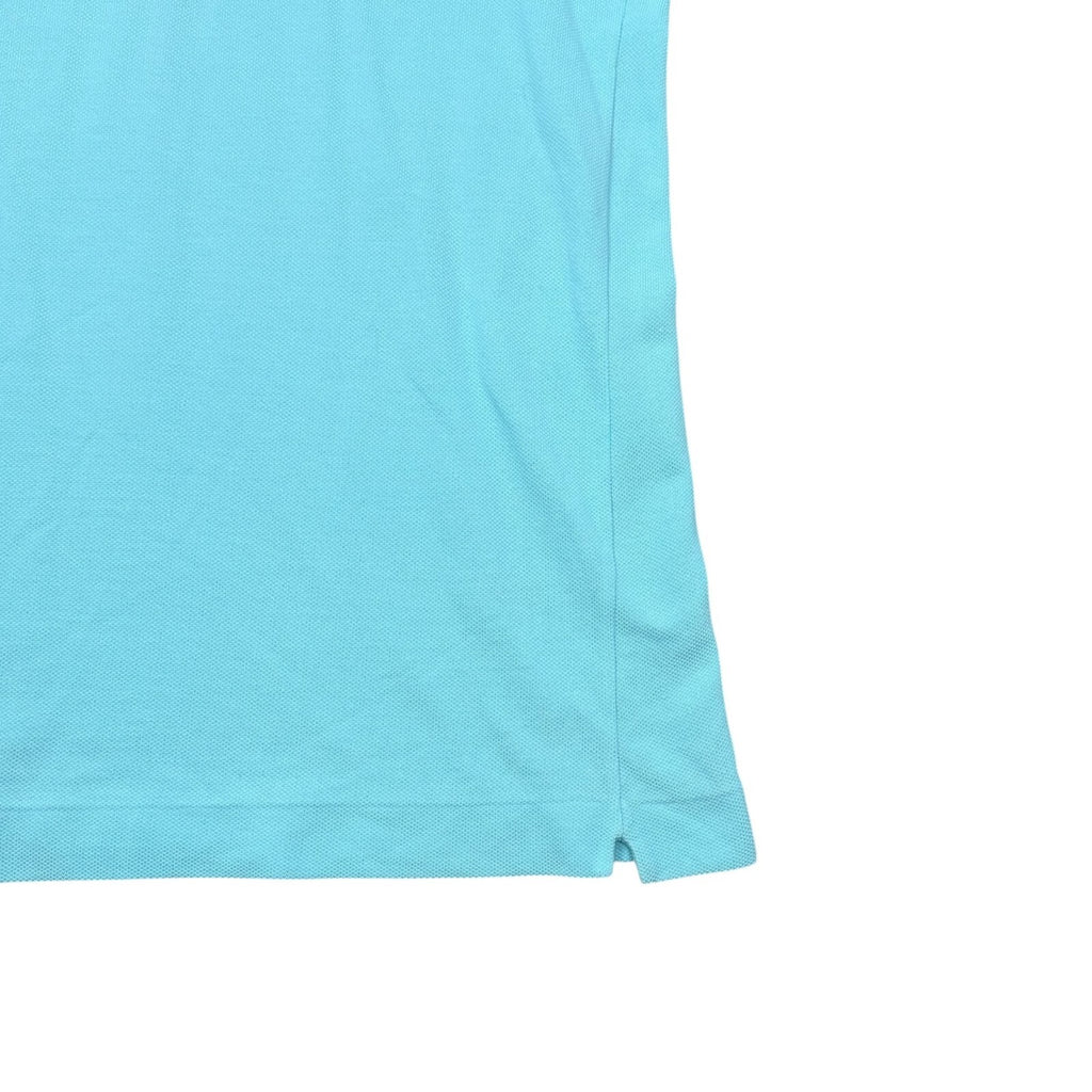 Lacoste Polo Shirt Short Sleeve Light Blue Cotton Size XL