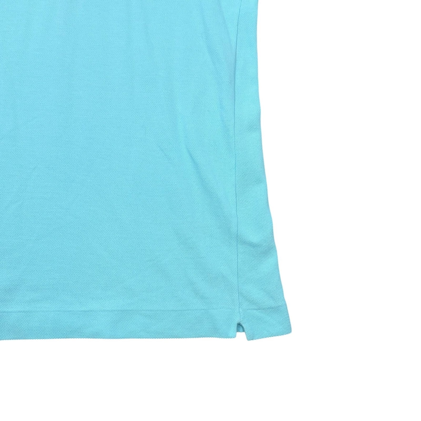 Lacoste Polo Shirt Short Sleeve Light Blue Cotton Size XL