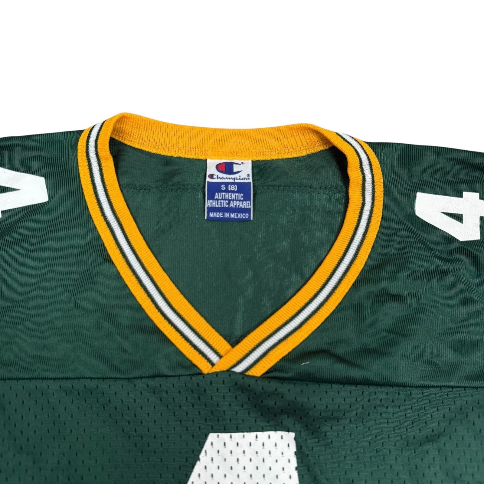 Champion Vintage Y2K NFL Jersey FAVRE #4 Green Yellow Small