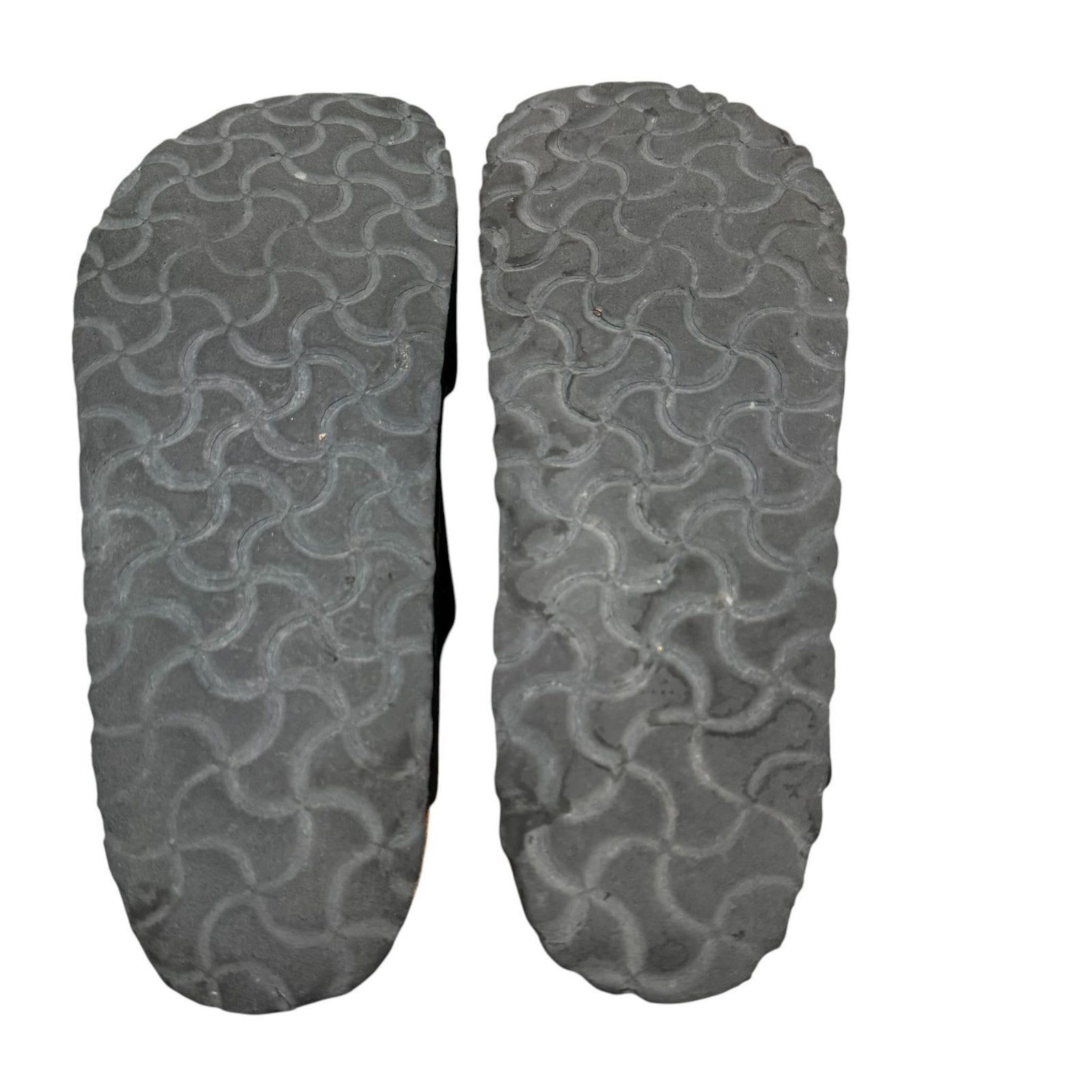 Birkenstock Arizona Sandals Double Strap Black Birko-Flor Size 4