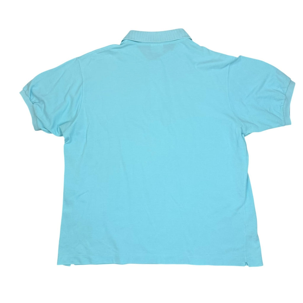 Lacoste Polo Shirt Short Sleeve Light Blue Cotton Size XL