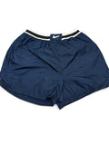 Nike Y2K Athletic Shorts Waistband Nylon Navy White Medium 8/10