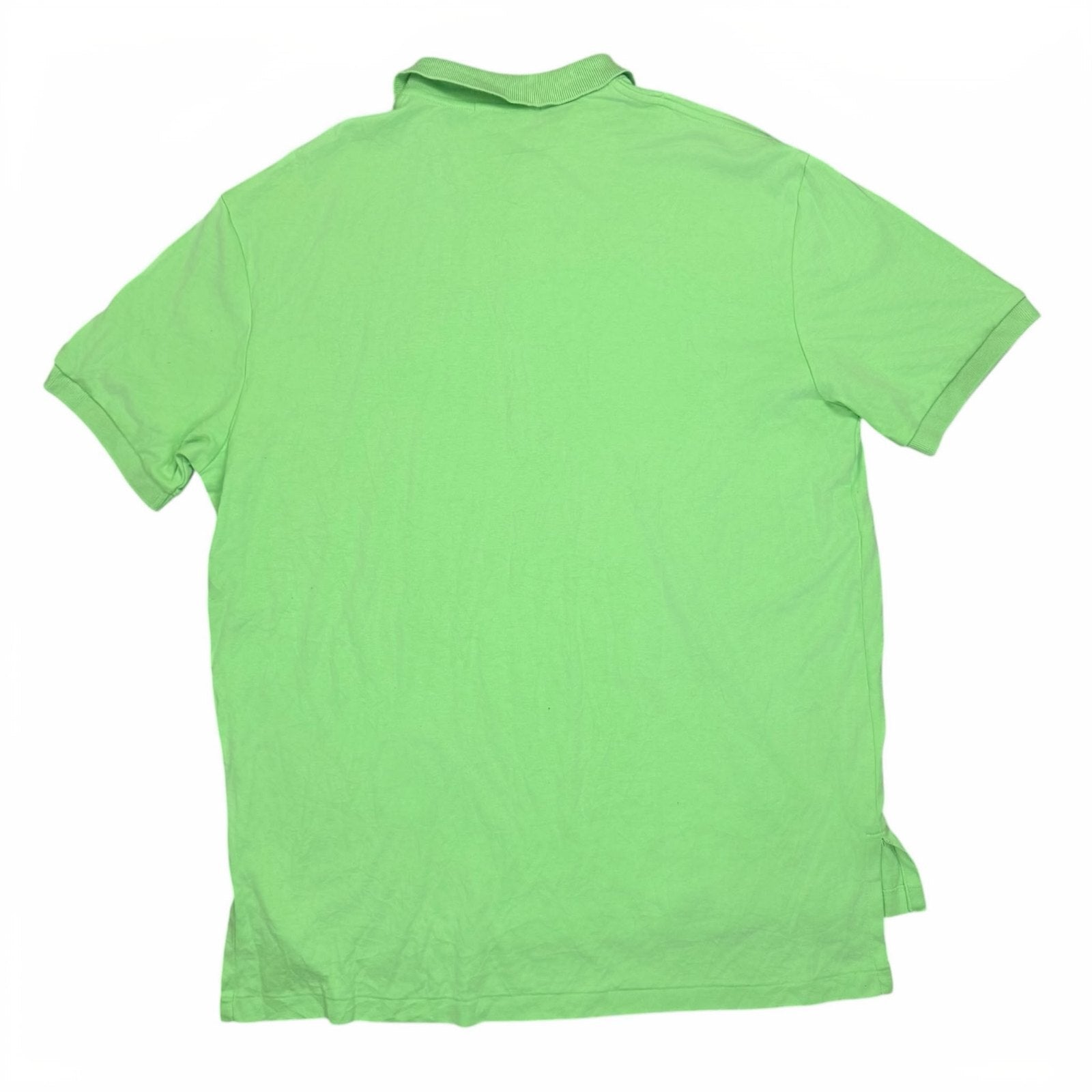 Polo Ralph Lauren Y2K Polo Shirt Short Sleeve Green Large