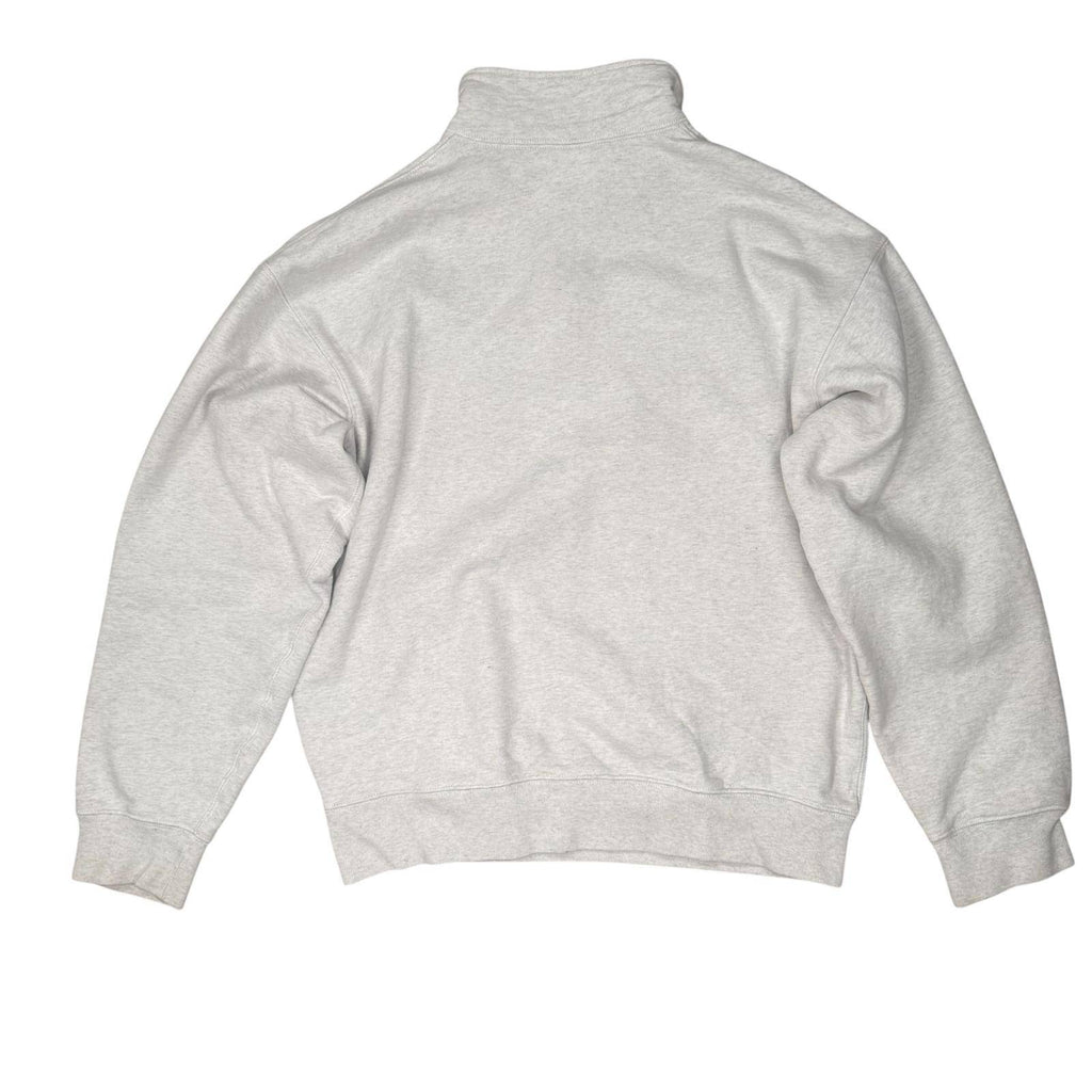 Nike Sweatshirt 1/4 Zip Pullover Long Sleeve Grey Heather Small